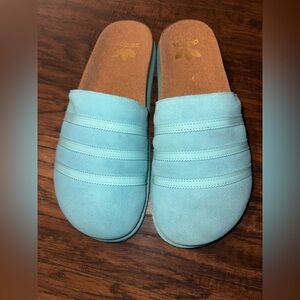 Adidas Men's Aqua Blue Mules